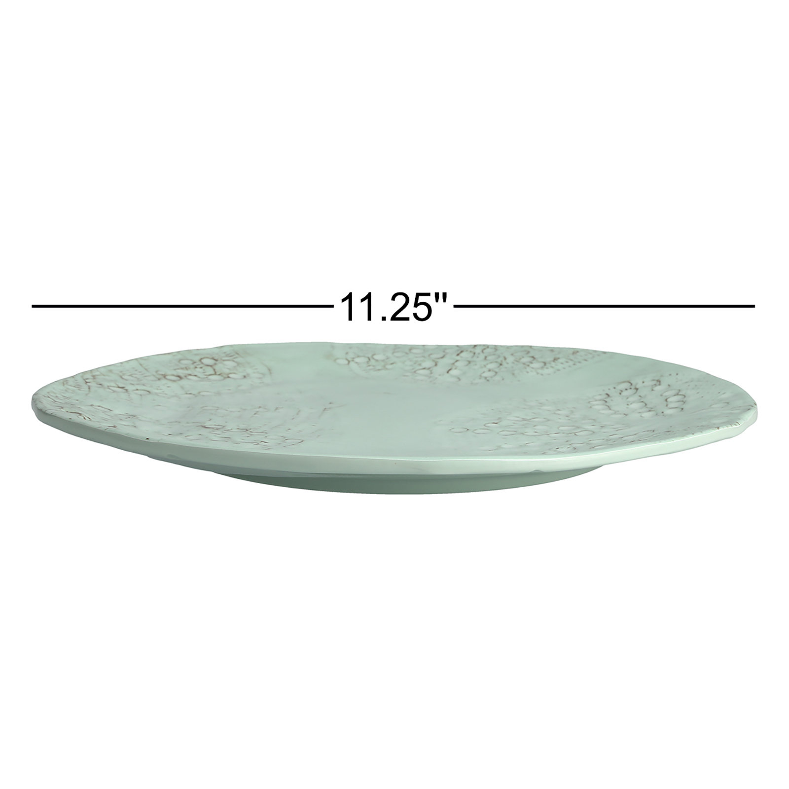 Fortessa Sanibel 11" Dinner Plate, Mint Green