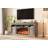 Fireplace TV Stand, Wooden Entertainment Center with Fireplace, Farmhouse Media Console with Storage Cabinets for Living Room-1381243498-1386980659