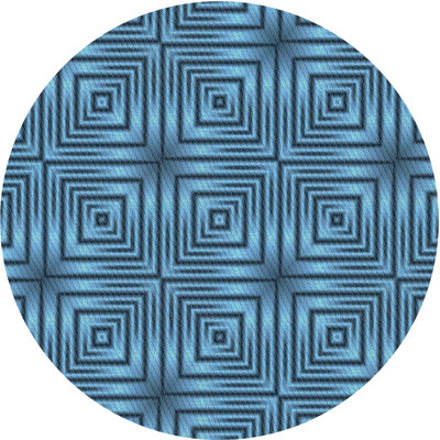 Tapis bleu marine à motifs Cyron
