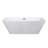 Harmony 59'' x 30'' Freestanding Soaking Acrylic Bathtub