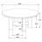 Oak 36-inch Coffee Table