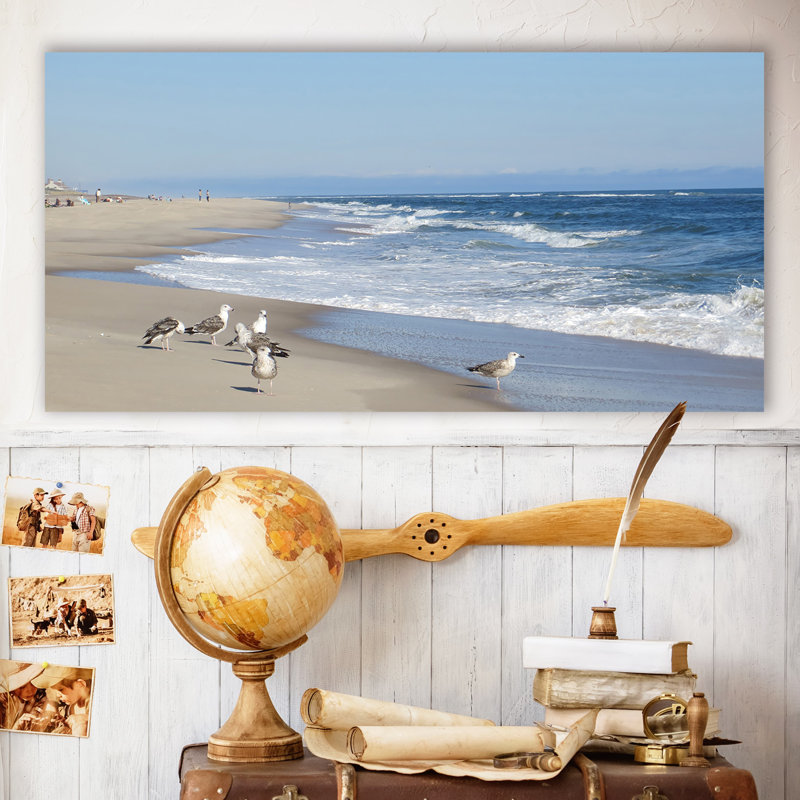 Coastal Tranquility - reproduction sur toile tendue, H 20 po x l 40 po x P 1,5 po