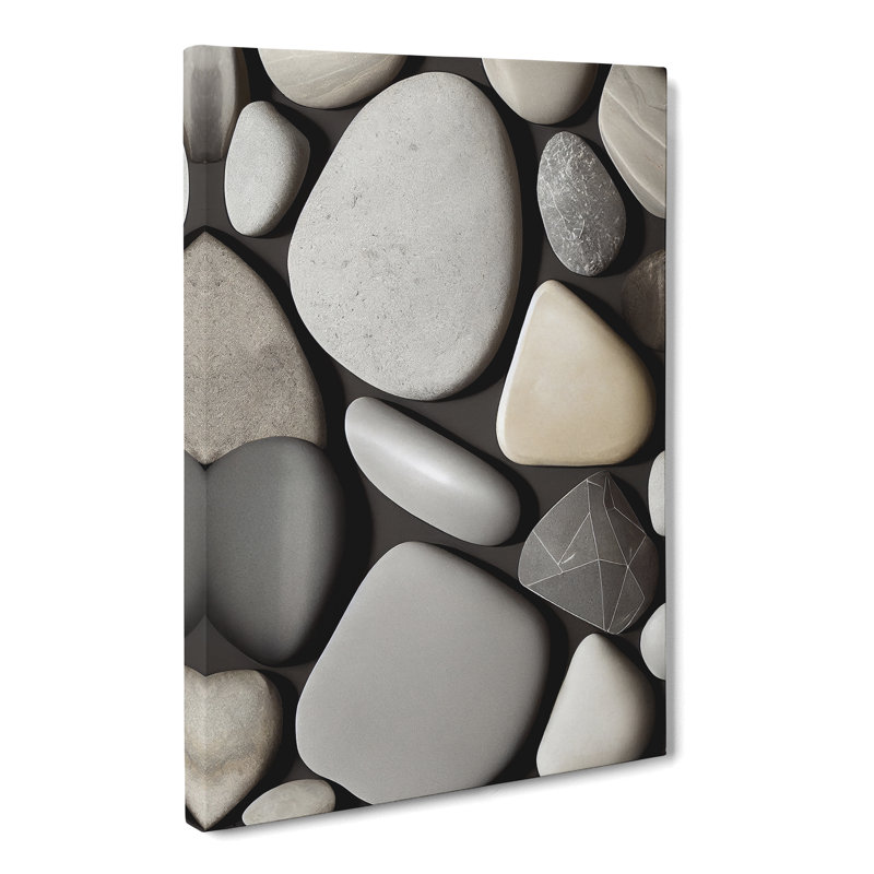CAN-V0523-1790X Pebbles Vol.2 - Wrapped Canvas Print, 50cm H x 35cm W