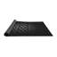 Tapis noir tissé à la machine-417417511
