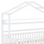 Lit maison avec lit gigogne et tablette-111402898-111402899