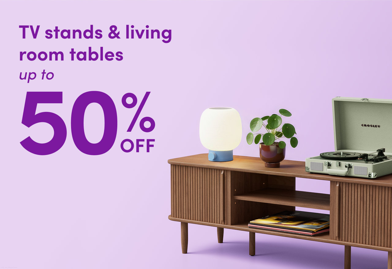 TV stand & living room table clearance