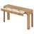 Chery 52'' Wooden Curved Console Table With 3 Concealed Drawers-1309619008