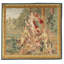 Hand-Knotted High-Quality Cream and Green Area Rug
