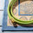 Arneshia Floral Natural/Blue Area Indoor/Outdoor Area Rug-373597969