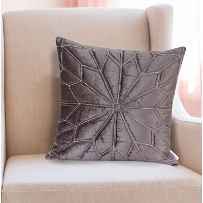 Parkland Collection Lolu Grey Throw Pillow