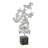 Fansler Handmade Polystone Sculpture with Dark Grey Block Base-735588316-735588317