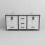 Ensemble de meuble-lavabo double en P 22 po avec dessus en marbre de culture et robinet-1233603961-1233603962