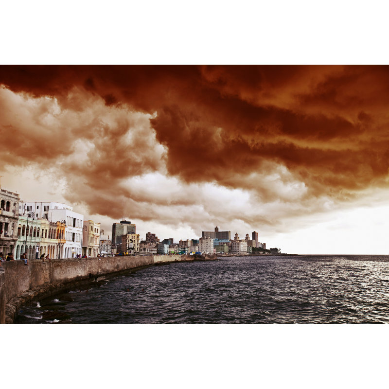 Havana Skyline by Peeterv - Wrapped Canvas Print, 61cm H x 91cm W