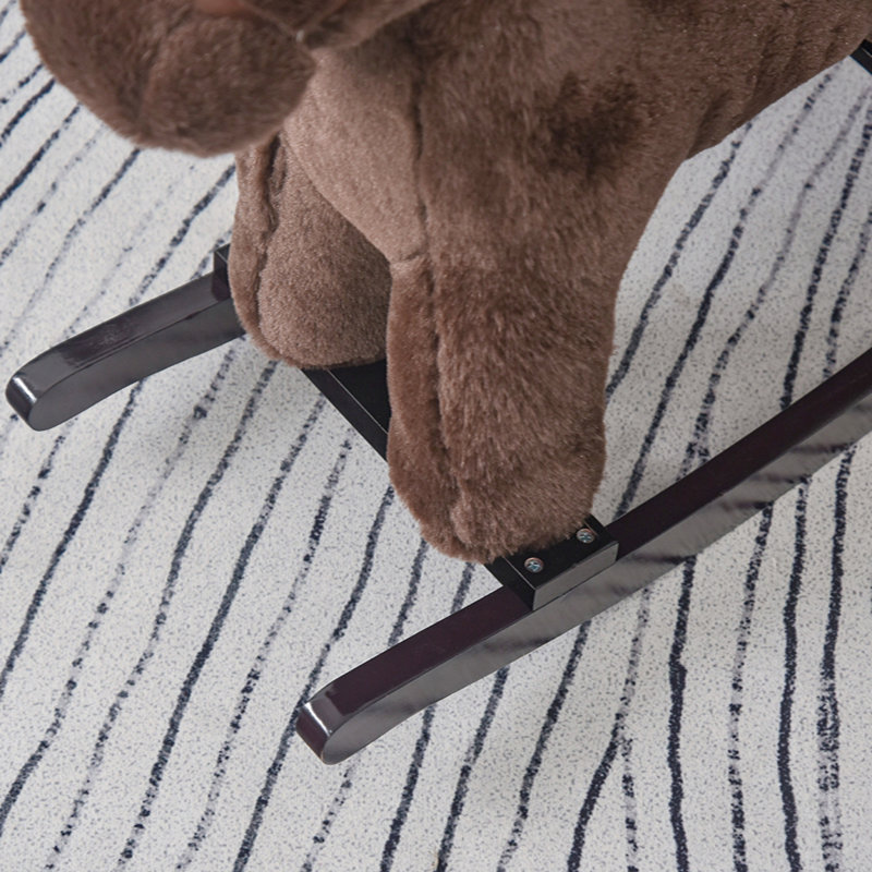 Modern Style Rocking Animal On Wooden Rockers