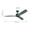 Teanna 56cm Ceiling Fan with Light Kit