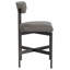 Upholstered Stool with Metal Frame-436640286