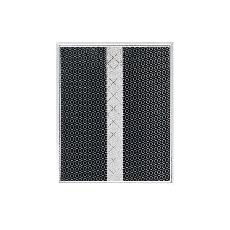 Filtres de hotte, H 3,36 po x l 12,6 po x P 18,36 po, Chrome / Noir