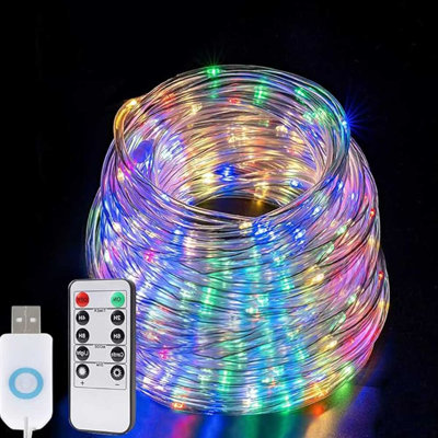 10m de lumières tubulaires à DEL USB pour la décoration intérieure / extérieure - fêtes, chambres à coucher, patio, décorations des Fêtes