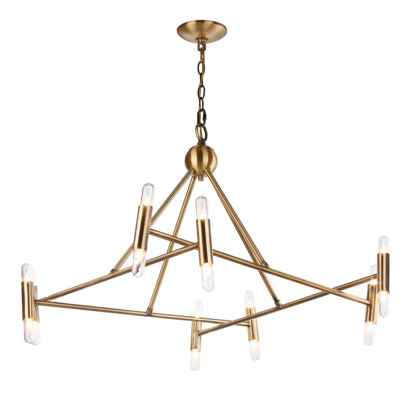 16 - Light Geometric Chandelier