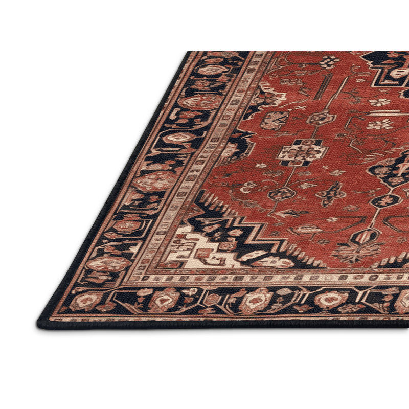Tapis brun lavable à la machine