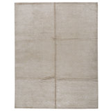 Hand Knotted Area Rug in Beige