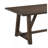 Dark Oak Finish Dining Table