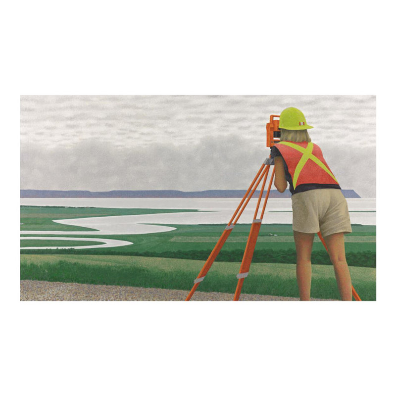 Arpenteur géant par Alex Colville - estampe numérique, H 16 po x l 20 po