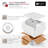 18.25"W x 13"D White Rectangular Undermount Bathroom Sink with Pop up Drain