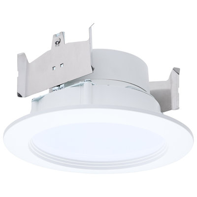 6.5/8/9.3W LED Downlight Retrofit 27K/30K/35K/40K/50K CCT 4 Inch Regressed Wafer Round