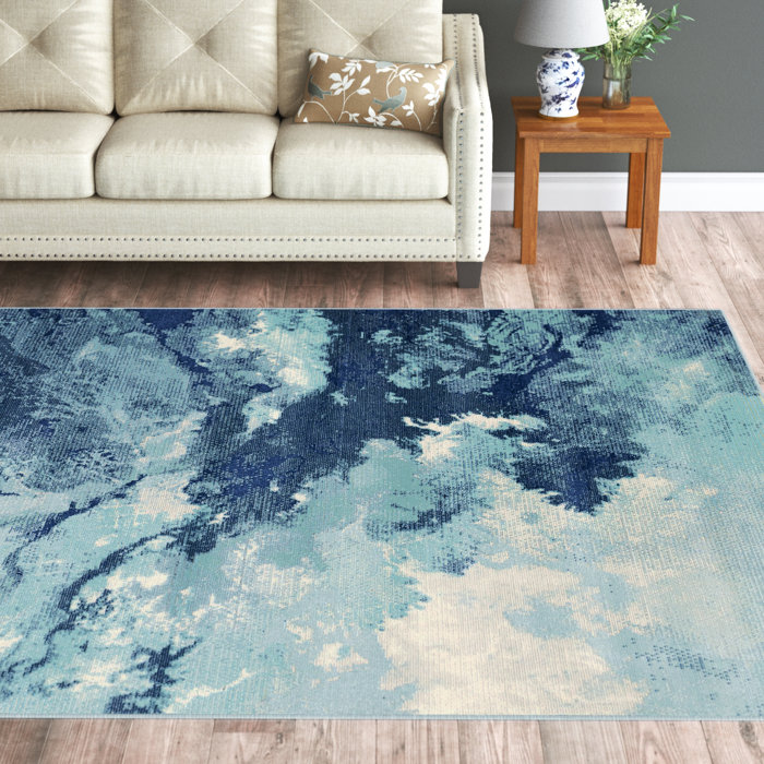 Trent Austin Design® Hofer Dark Blue/Aqua Indoor/Outdoor Rug & Reviews ...
