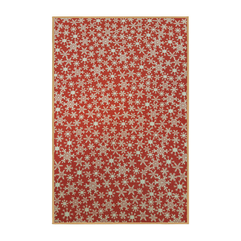 Abstract Indoor Rug, Rectangle 2' x 4'