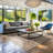 Traditional Geometric Wool Oriental Area Rug in Multi Sizes Gray Hand Tufted-663472354