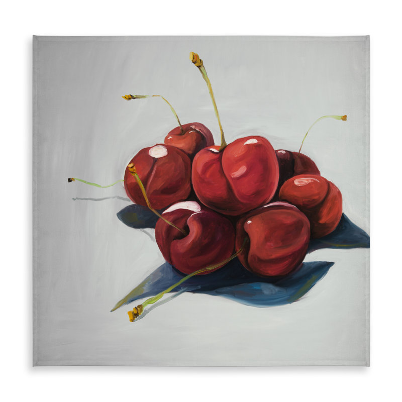 Pile of Cherries Tablecloth - Red Romantic Home Decor