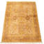Tapis à main one-of-kind-noué la 2010 de crème ziegler/l 4 pi 1 po x 6 pi 2 po de la laine Afke