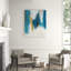Blue Curtain II Print by Samuel Kane-26675266-26675269