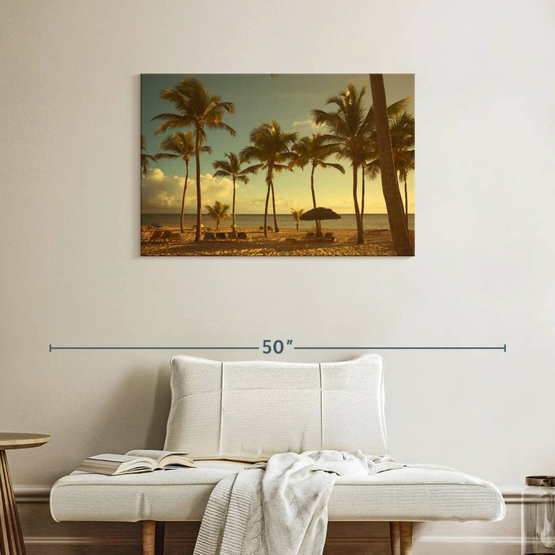 Gillard Jamaica Retro Beach, 24" H x 36" W