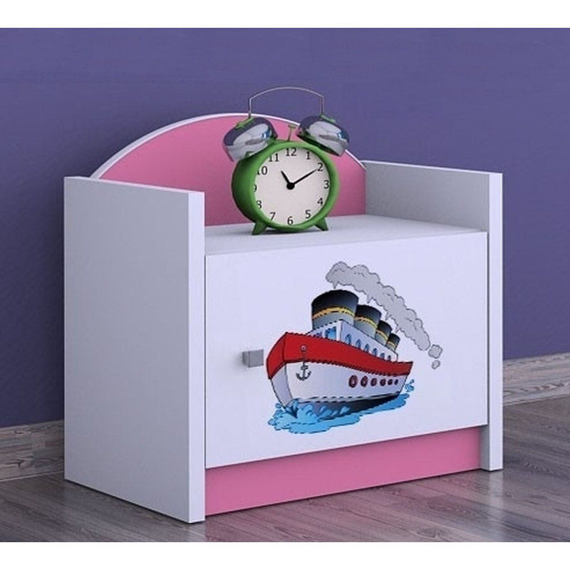 Kaiden Nightstand, Pink