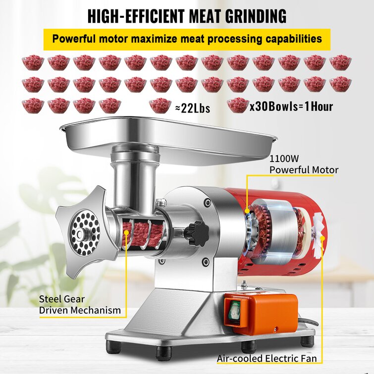 VEVOR Stainless Steel Electric Meat Grinder