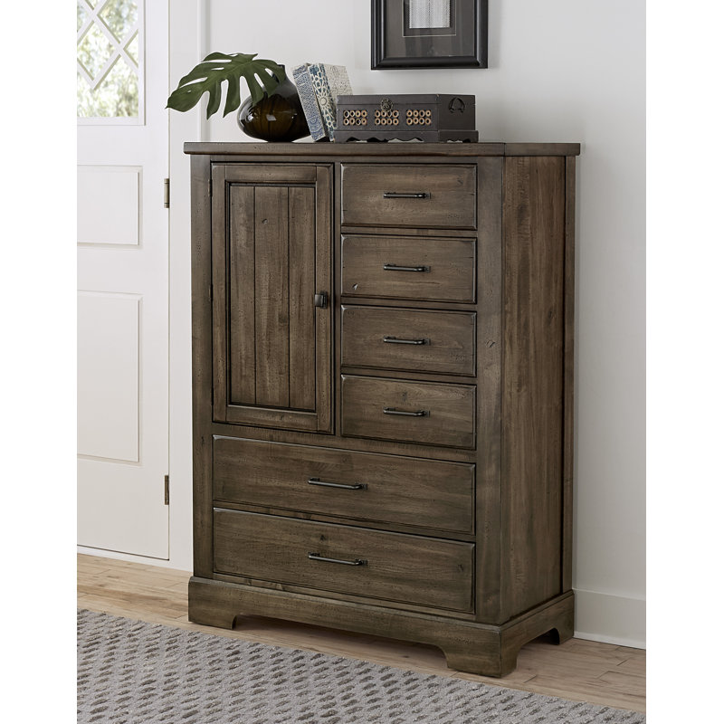 Commode 6 tiroirs Luca, Vert menthe