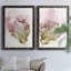 Floraison rose I, toile encadrée de qualité supérieure - prête à être accrochée-1851113652-1851113651