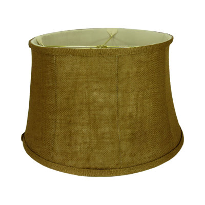 Chocolate Burlap Lamp Shade