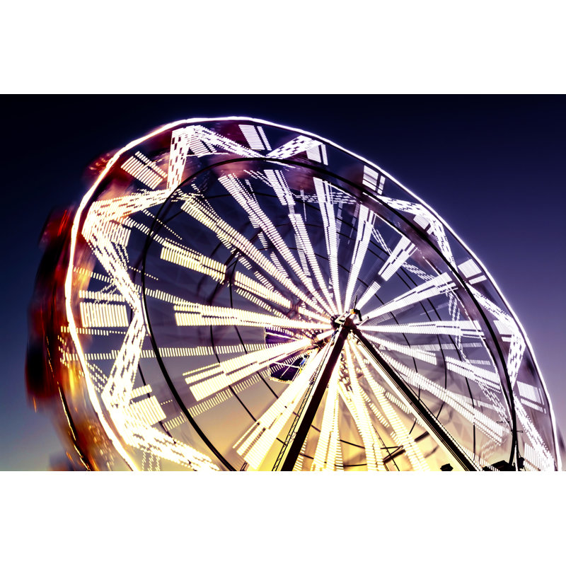 Ferris Wheel - Wrapped Canvas Print, 30cm H x 46cm W x 3.8cm D