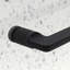 Porte de douche noire coulissante noire sans cadre 5476 pouces avec fonction de fermeture douce réglable en verre trempé de 8 mm avec Nano facile à nettoyer et anti-déflagrant