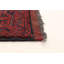 Tapis rouge en laine noué à la main de conception unique 4 pi 9 po x 6 pi 6 po Innocenza