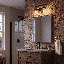 Éclairage pour salle de bain 2 lumières Savoy House Macauley en noir rétro avec laiton chaud-992126090-992126103