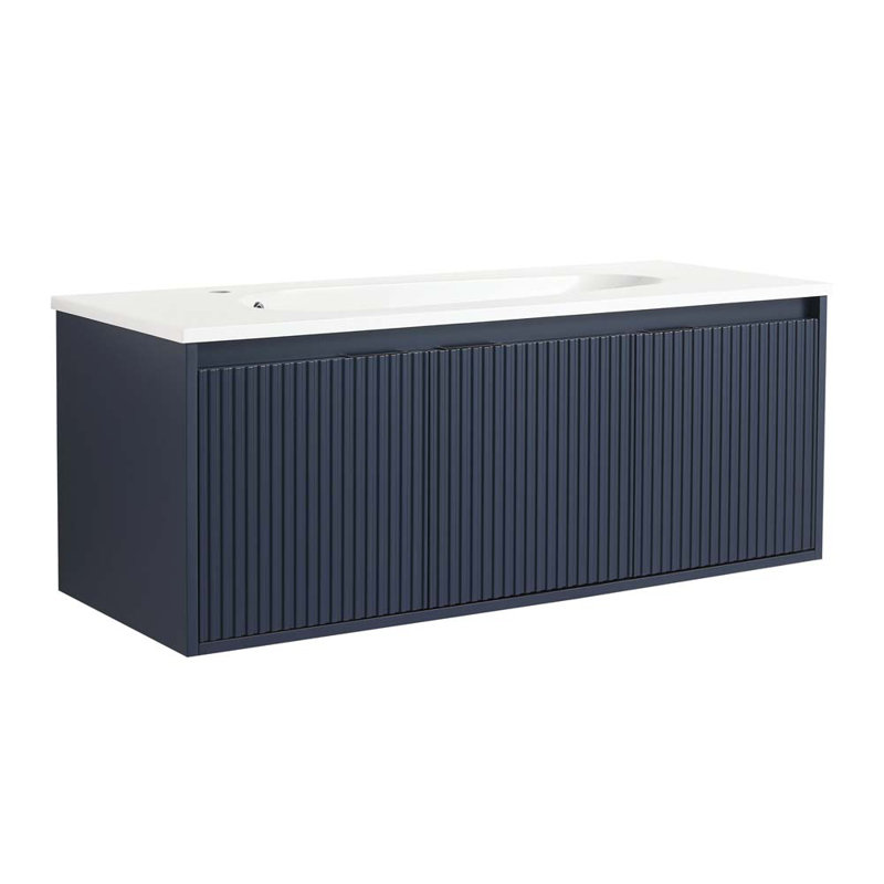 Meuble-lavabo flottant 48 po avec lavabo en résine