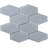 Long Hex 10.60in.x11 in. Glass Mosaic Tile-102317169