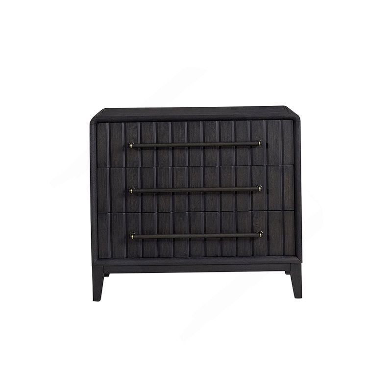 Commode Bachelor 3 tiroirs au fini poivre