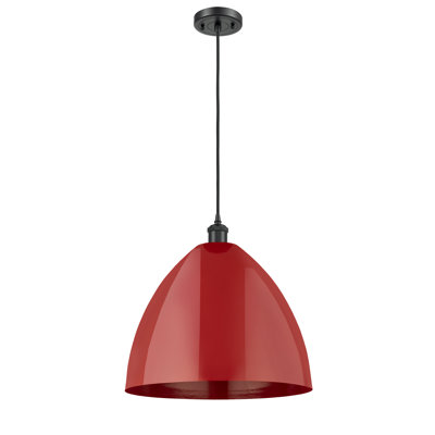 Plymouth Dome 1 - Light Single Drop Pendant Pendant