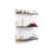 Wall Mounted Rustic Decorative Hanging Metal Bracket Triangle Shelf-1118430241